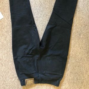 Black DKNY Straight Leg Jeans
